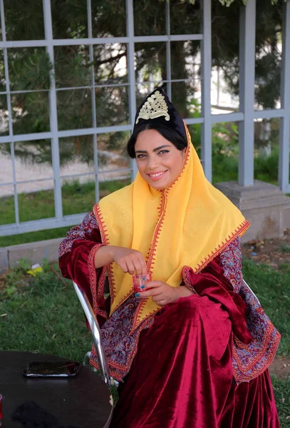 Persia Irán Mujeres Persia Vestido Tradicional Shiraz Irán —  Fotos de Stock