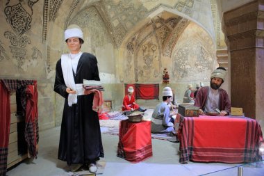 Geleneksel Camii Nasır el-mülk Şiraz, İran'ın dekorasyon. Nasır el-mülk (al - Molk) Camii veya Mescidi-e Naseer ol Molk