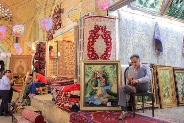 Tradycyjny Irański Bazar Sziraz Iran — Zdjęcie stockowe