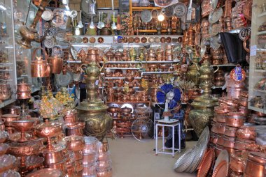  bazar çöl şehri Kerman İran'ın ortasına