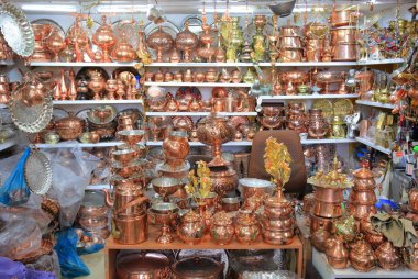  bazar çöl şehri Kerman İran'ın ortasına