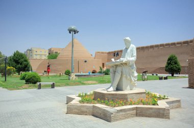 Rayen Castle, Kerman province near Bam, Iran. clipart