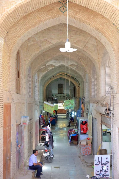Mercado Tradicional Del Bazar Kerman Kerman Ciudad Sur Irán — Foto de Stock