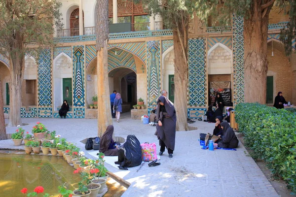 Muslimische Frauen Der Provinz Kerman Mahan Stadt Iran — Stockfoto