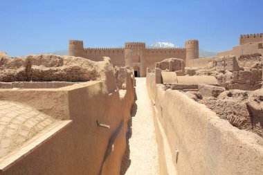 Kirman Eyaleti, Iran eski adobe kalede Rayen Castle (Arg-e Rayen Farsça) olduğunu.
