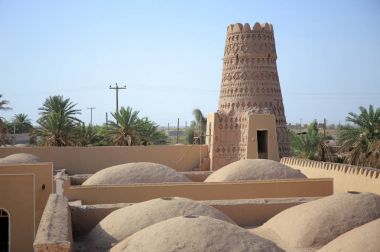Rayen Castle, Bam, Iran yakınındaki Kirman Eyaleti.