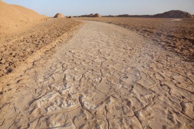 Kerman eyaletinin-Shafi Abad Köyü ve Kaluts (Dasht-e Lut Çölü) 