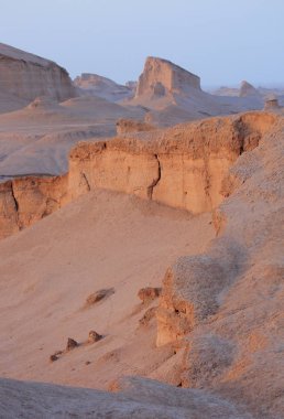 Kerman eyaletinin-Shafi Abad Köyü ve Kaluts (Dasht-e Lut Çölü) 