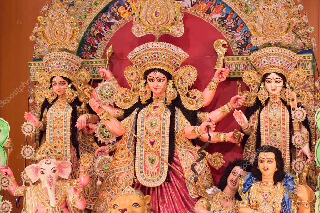 Background Durga Puja Festival — Stock Photo © shubhashish5 #126328918