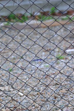 metal telli çit, yakın görünüm