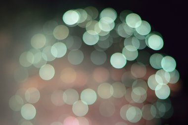 Renk ışıklarıyla soyut bokeh arkaplanı