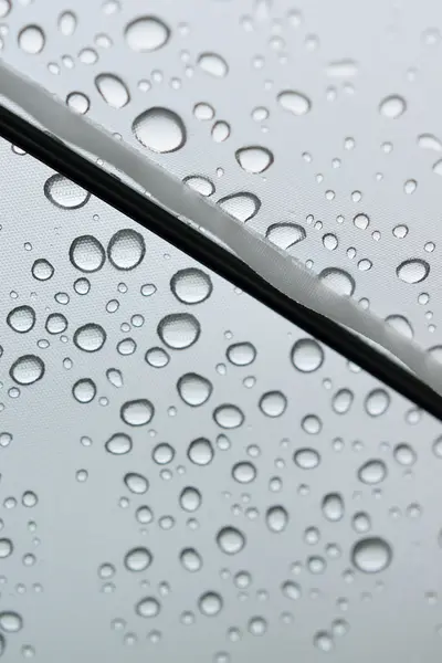 Regn Droppar Fönsterglas Abstrakt Bakgrund — Stockfoto