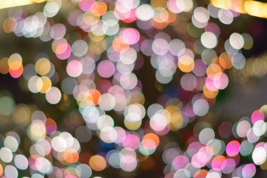 Soyut Arka Plan renkli Noel aydınlatma bulanıklıkları