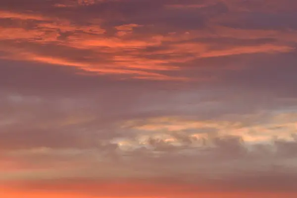 Piękne Zachody Słońca Niebo Chmurami Tło Natury — Zdjęcie stockowe