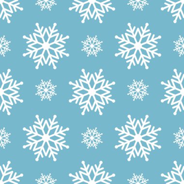 Merry Christmas ve yeni yıl için güzel sorunsuz arka plan. Kar-pul vektör. Kağıt veya kumaş sarma deseni.