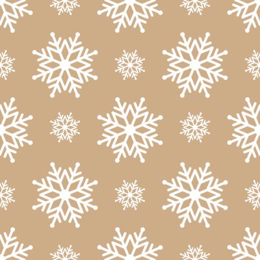 Merry Christmas ve yeni yıl için güzel sorunsuz arka plan. Kar-pul altın arka plan üzerinde.