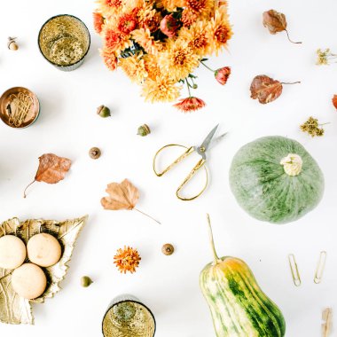 sonbahar sonbahar düz lay