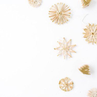 parlak saman Noel oyuncaklar