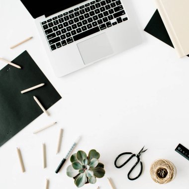 Üstten Görünüm ofis masaları