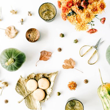 sonbahar sonbahar düz lay