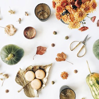 sonbahar sonbahar düz lay