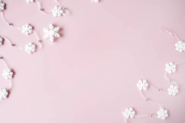 white christmas snowflakes decoration