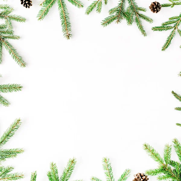 Flach liegender Weihnachtsschmuck — Stockfoto