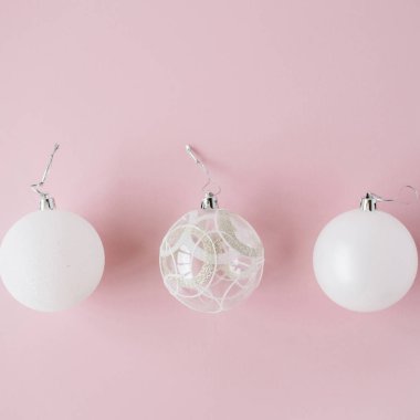 Noel dekorasyon: beyaz cam christmas