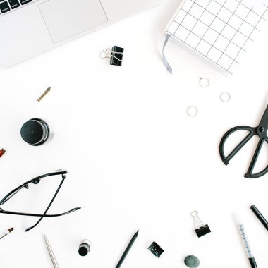 Üstten Görünüm office tablo Resepsiyon