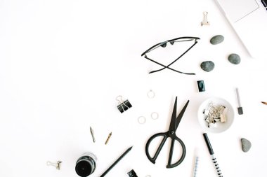 ofis masa masa Üstten Görünüm