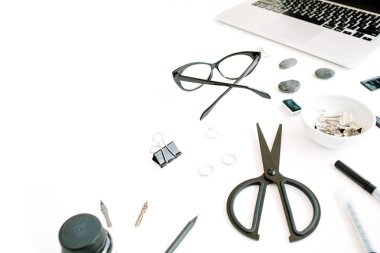 Üstten Görünüm office tablo Resepsiyon