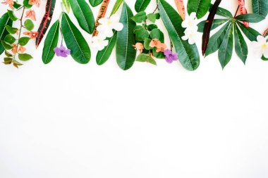 Kırmızı ve yeşil yaprağı deseni