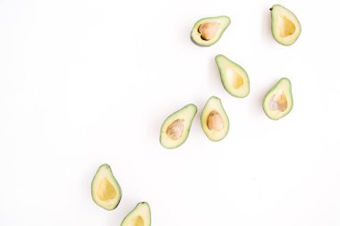 Dilimlenmiş ham avokado düzenleme