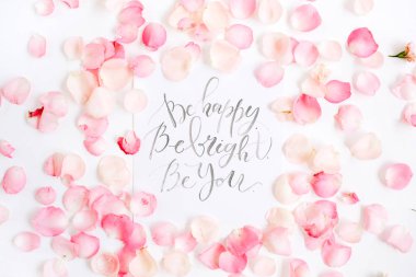 İnspirational alıntı hat ve çiçek desenli ile yapılan