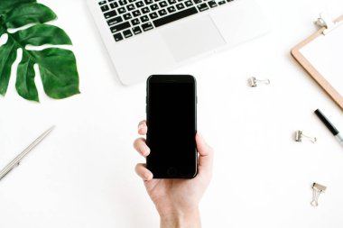 Mockup boş ekran ile Smartphone