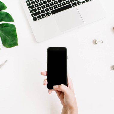 Mockup boş ekran ile Smartphone