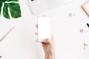 Mockup boş ekran ile Smartphone