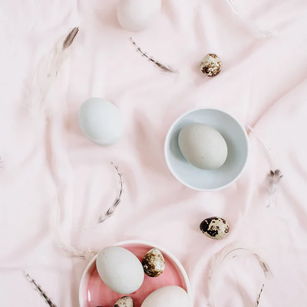 Beyaz Paskalya yumurtaları — Stok fotoğraf