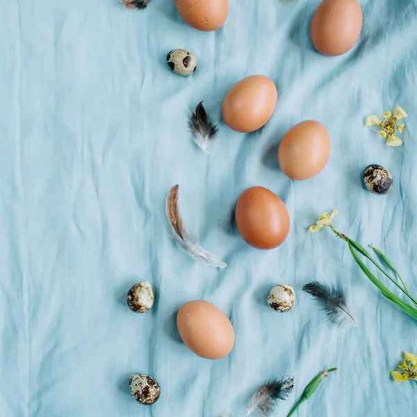 Beige påskägg — Stockfoto