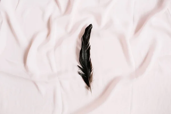Kuş tüyü üzerinde pembe Tekstil — Stok fotoğraf