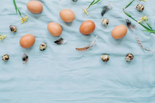 Bézs húsvéti tojás — Stock Fotó