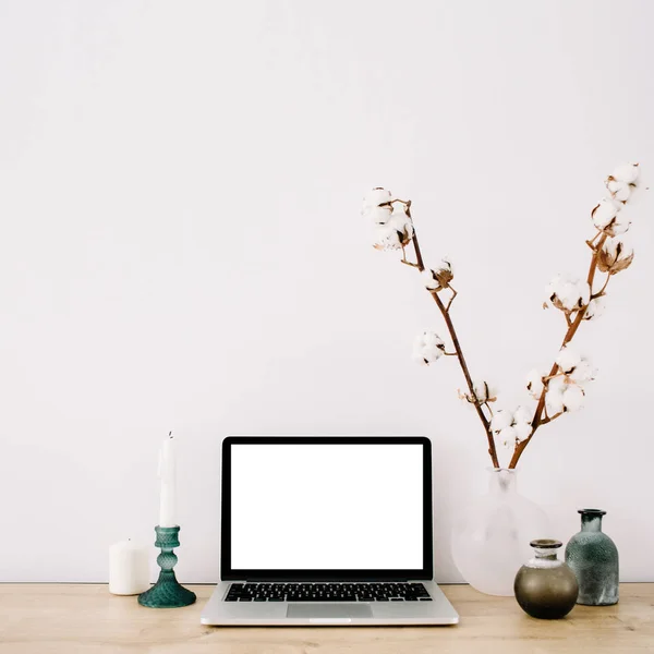 Blogger or freelancer workspace