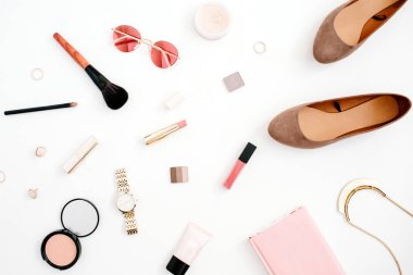 Kadın pembe özgü aksesuarlar