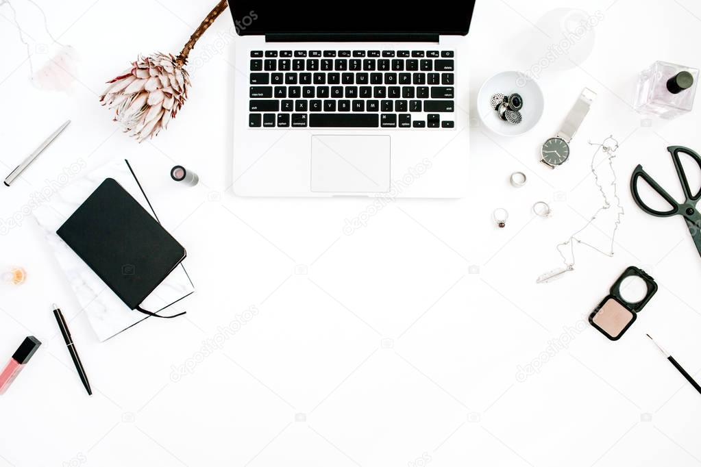 Blogger or freelancer workspace