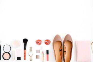 Kadın pembe özgü aksesuarlar