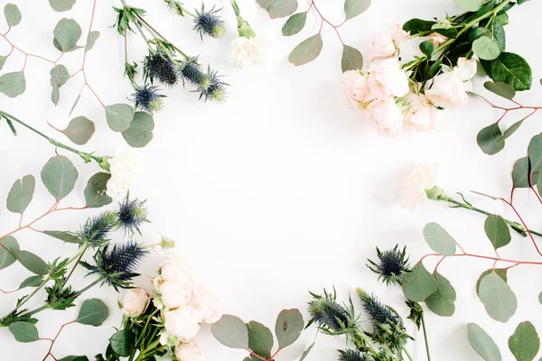 Round frame wreath — Stock Photo, Image