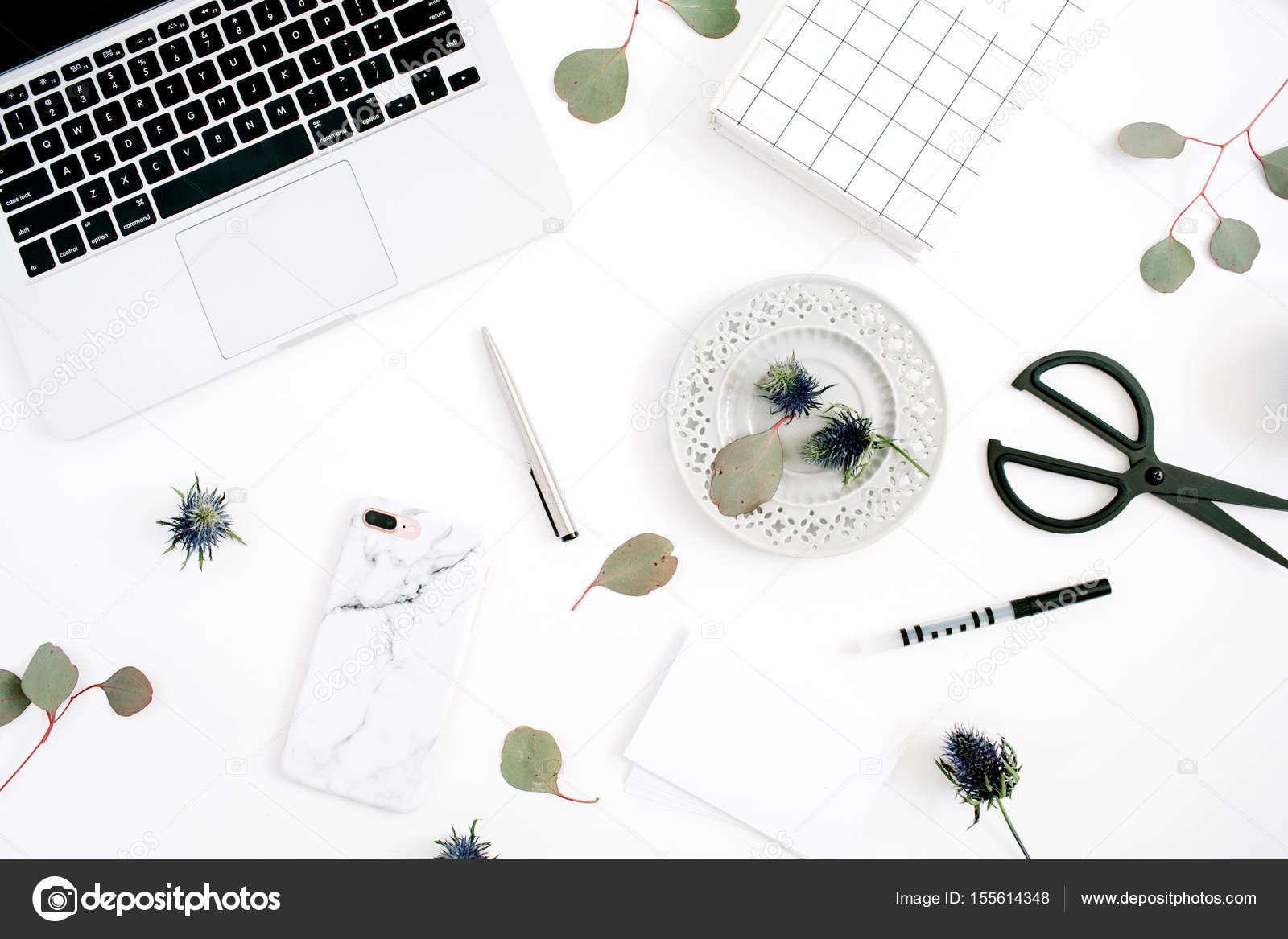 Home Office Desk Stock Photo C Maximleshkovich 155614348