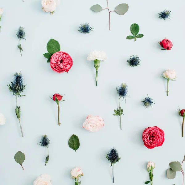 Blommor mönster textur — Stockfoto