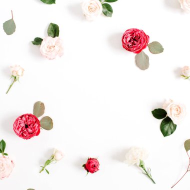 yuvarlak çerçeve çiçek çelenk 