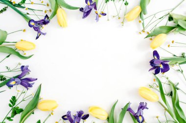 çerçeve taze çiçek yaptı